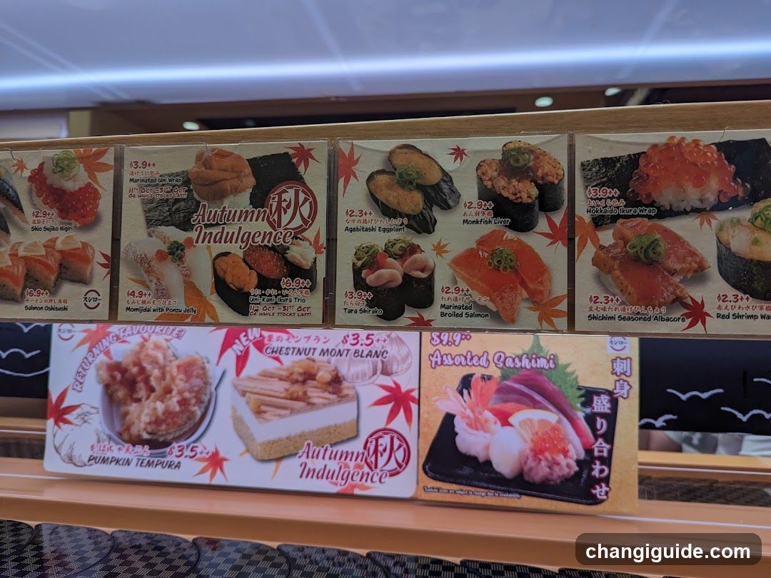Autumn Indulgence Menu Board