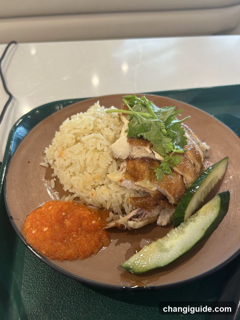Hainanese Chicken Rice Plate