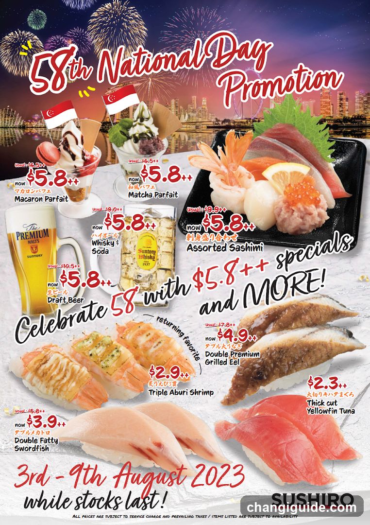 58th National Day Promotion Flyer