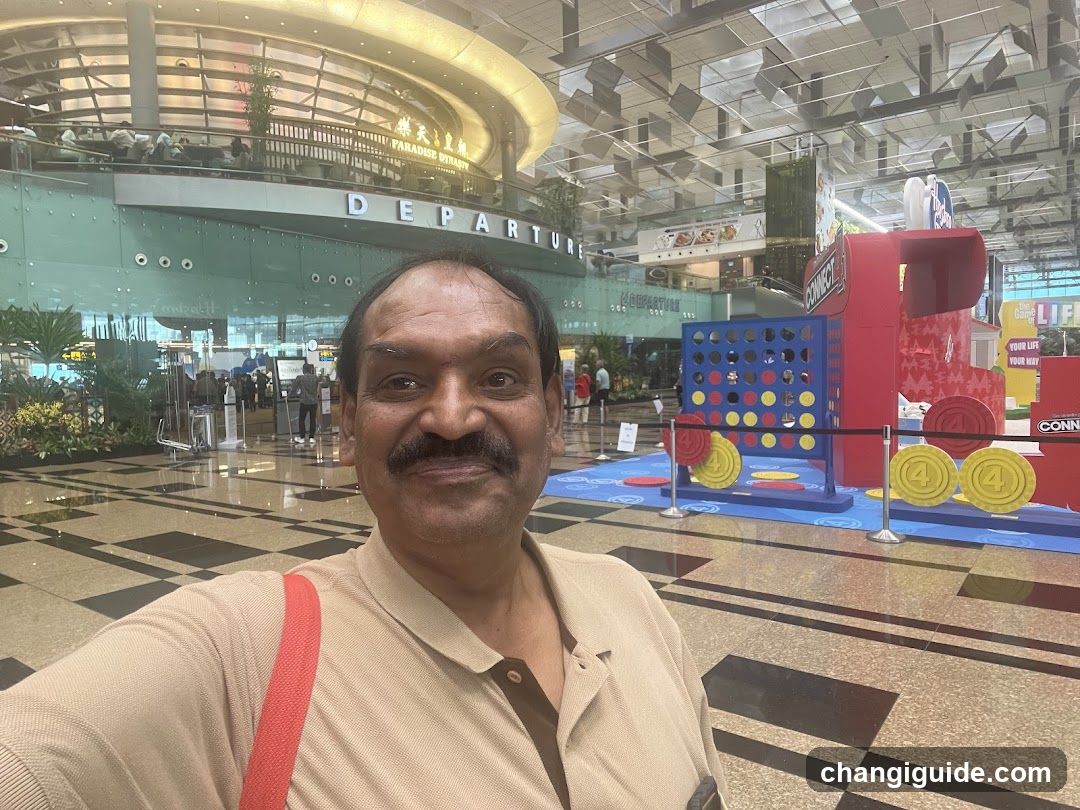 Airport Terminal Interior with Games Area