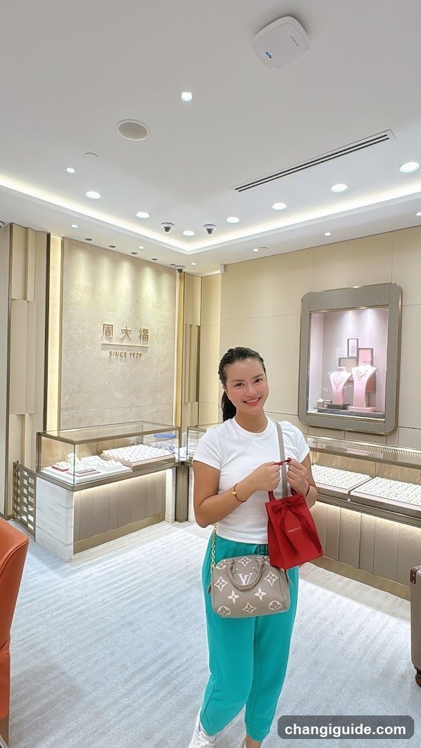 Woman in Jewelry Store Interior