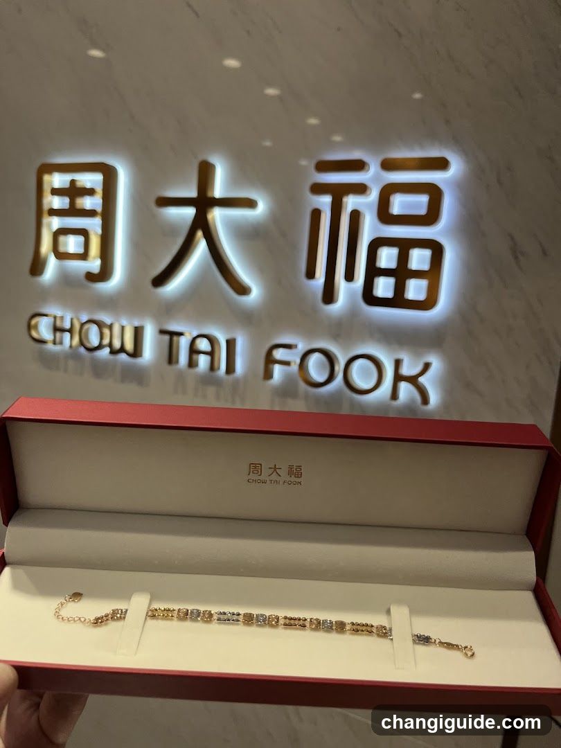 Chow Tai Fook Jewellery Changi Airport T1 Branch