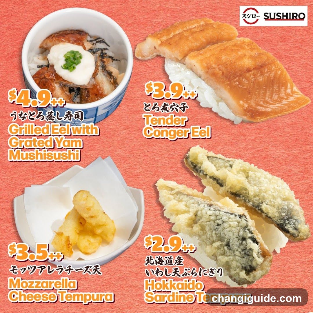 Sushi Menu Display