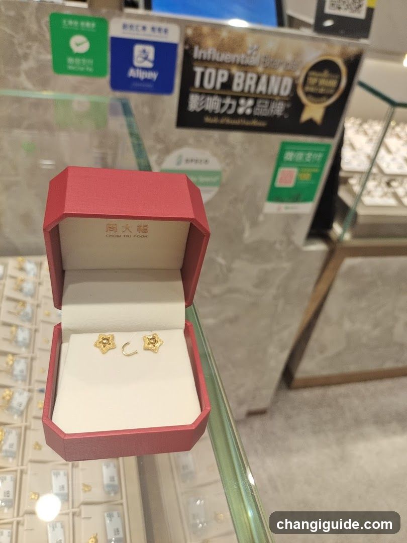 Jewelry Display Box with Earrings