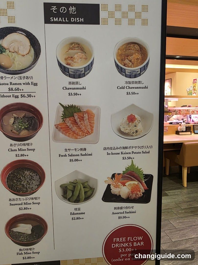Small Dish Menu Board