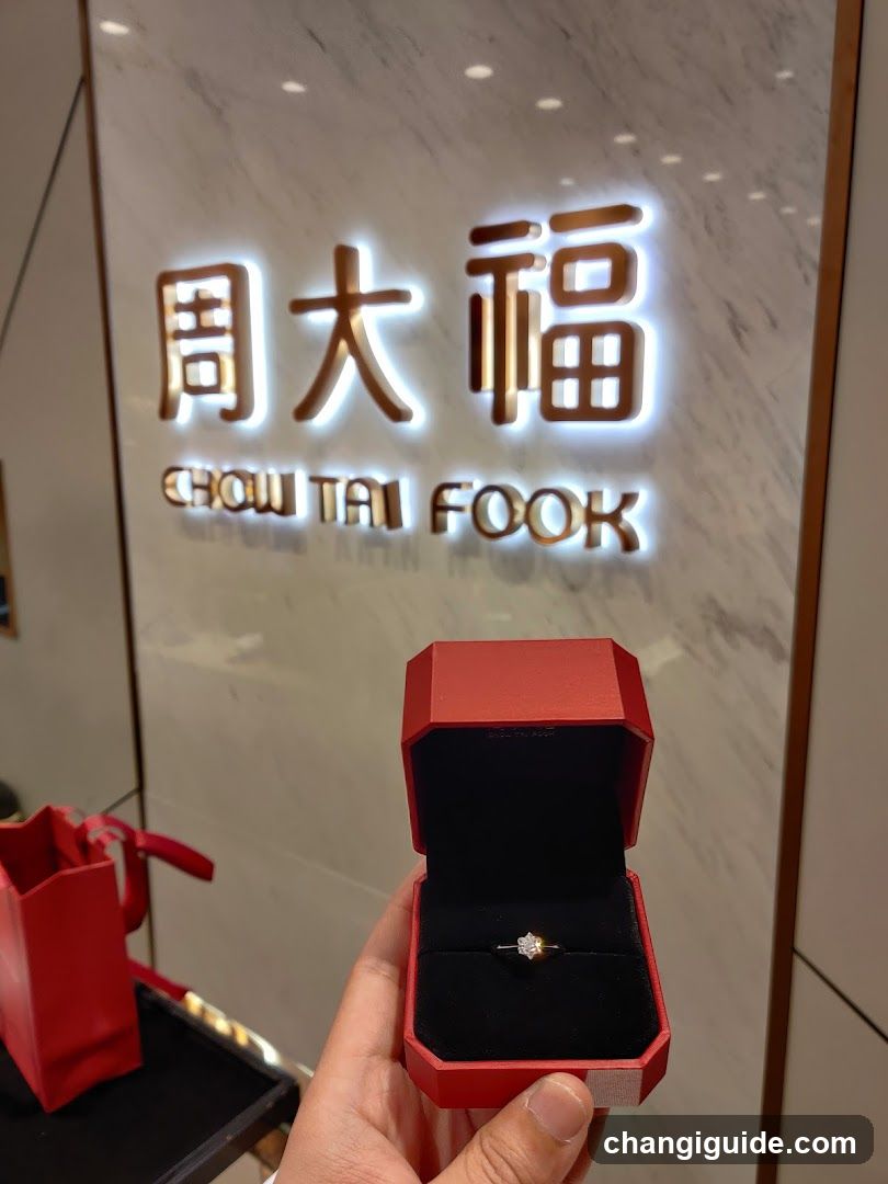 Chow Tai Fook Jewellery Changi Airport T1 Branch