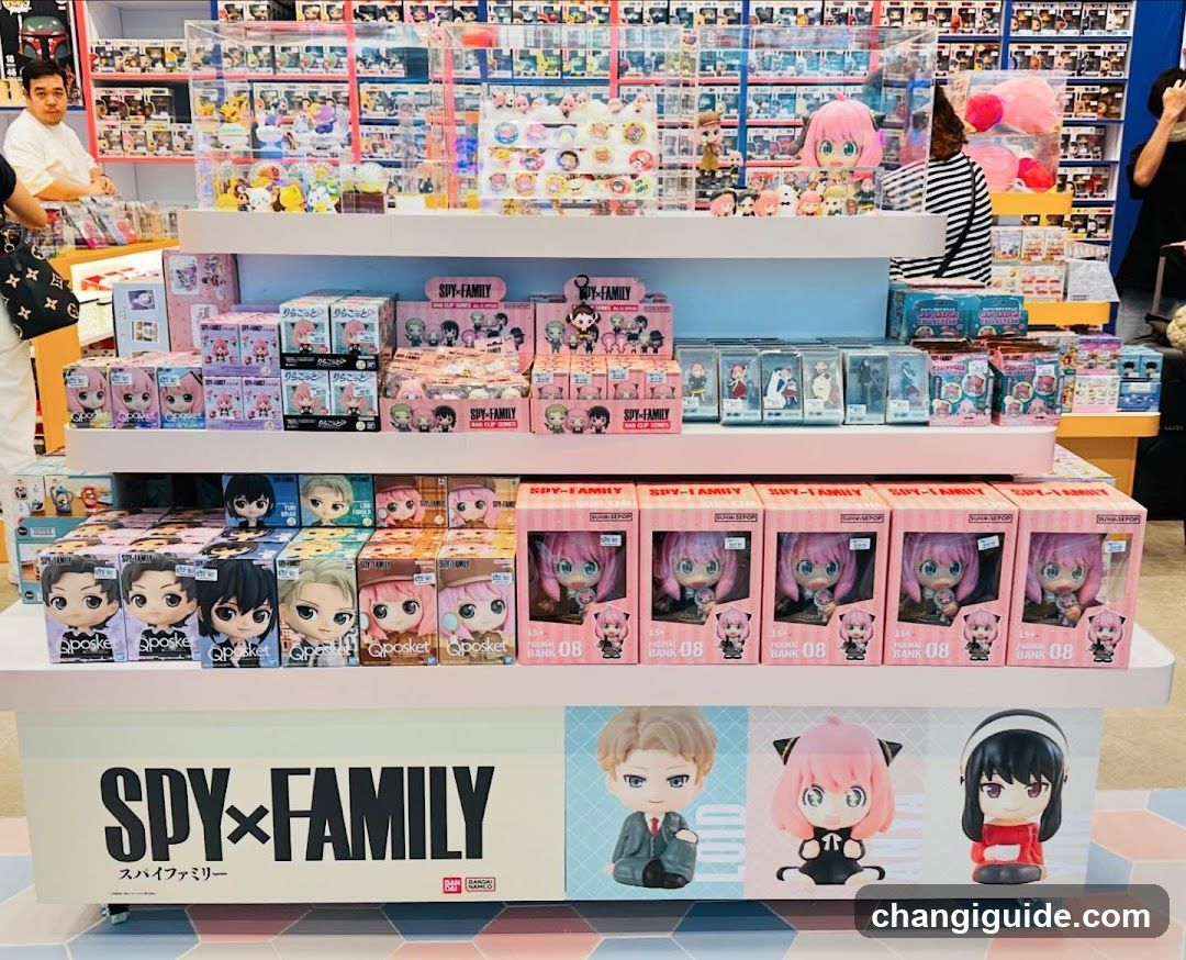 SPY x FAMILY Merchandise Display