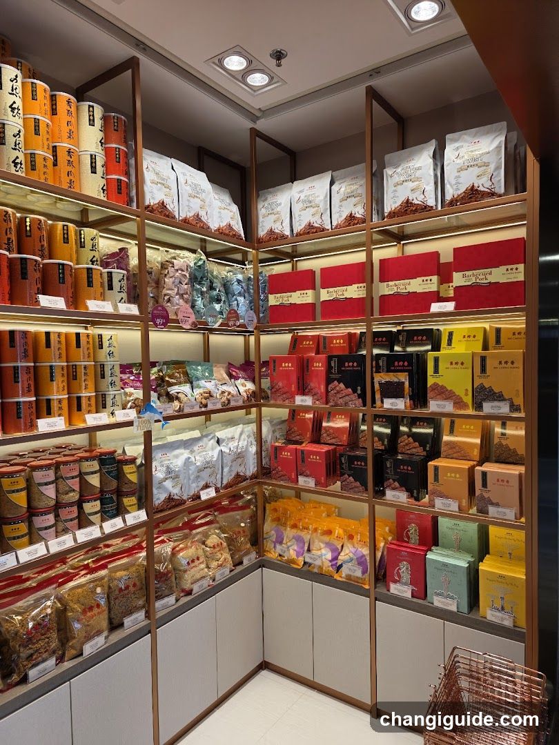 Interior of a specialty food store