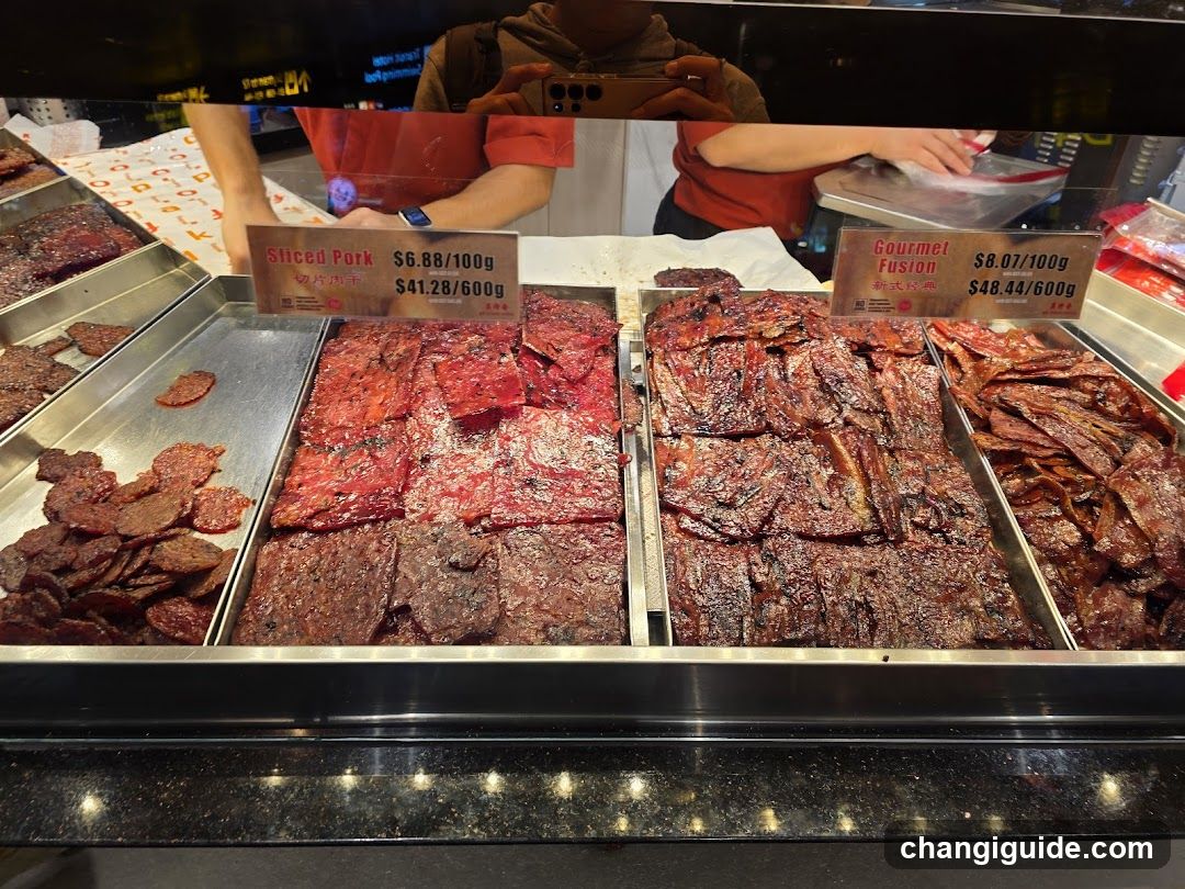Dried Meat Display