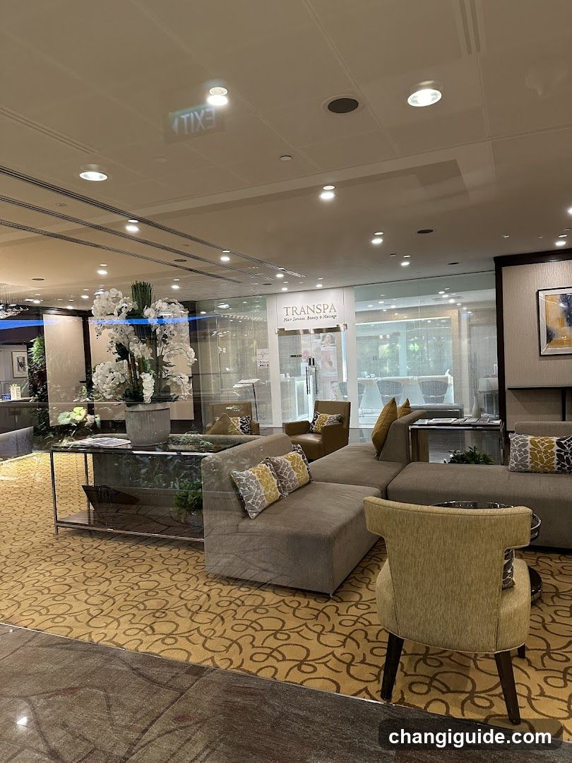 Lobby Interior with Trans Spa Entrance
