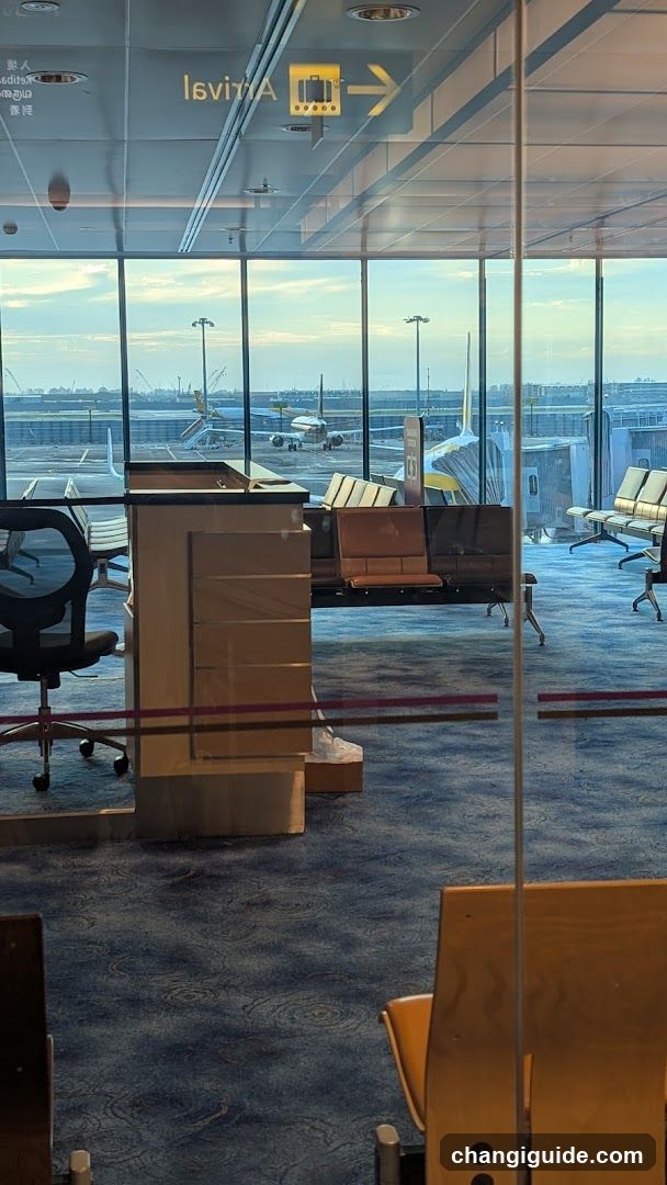 Airport Terminal Interior View