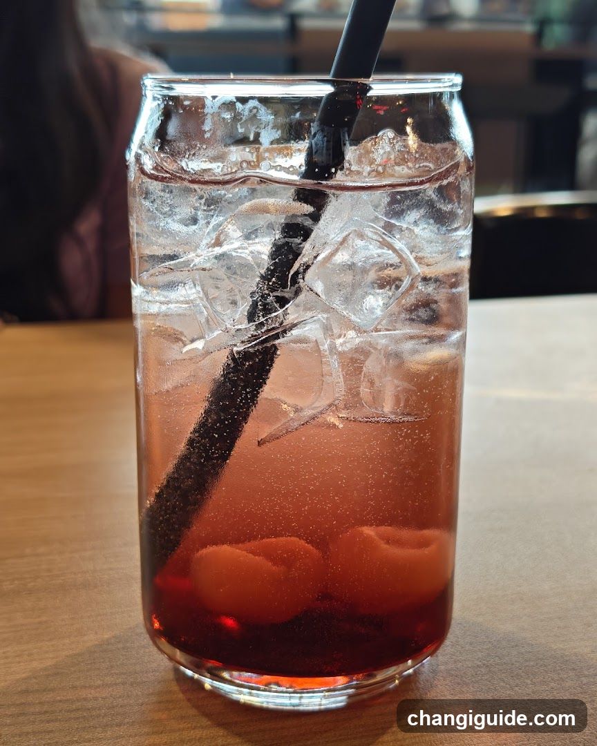 Iced Drink with Strawberries