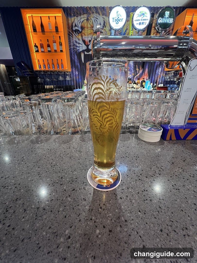 Beer at the bar