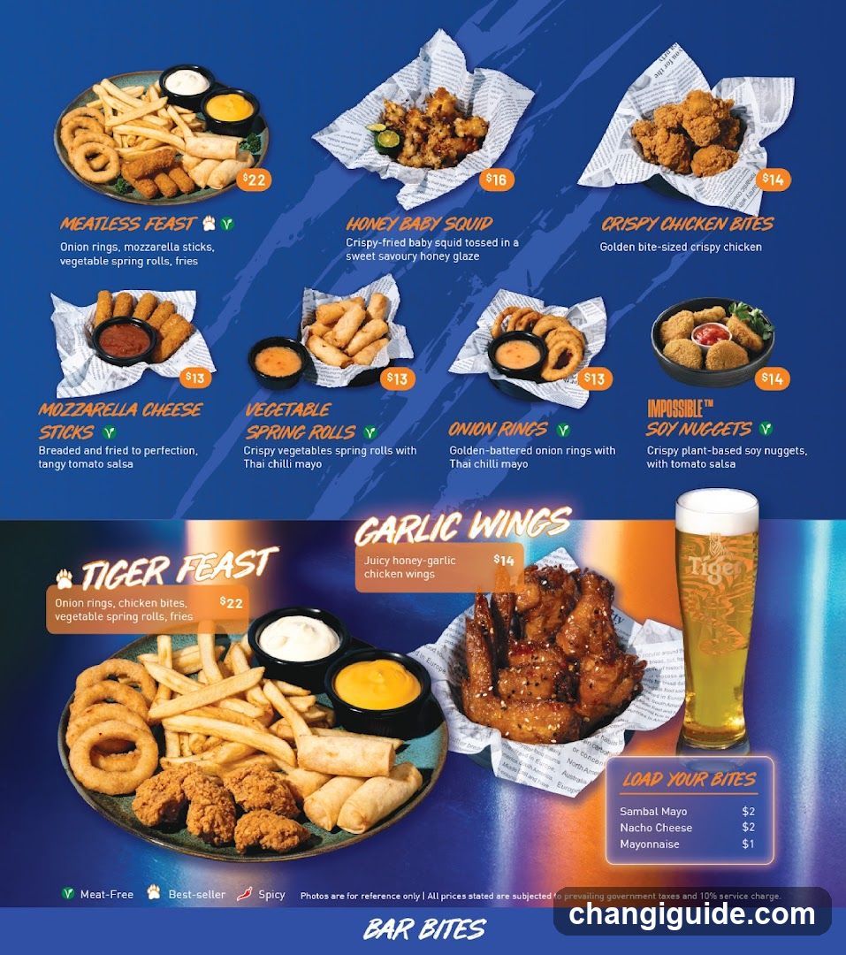 Bar Bites Menu