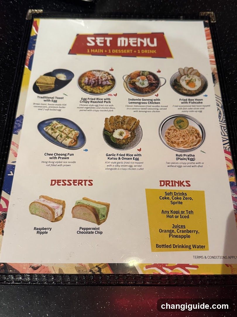 Set Menu Board