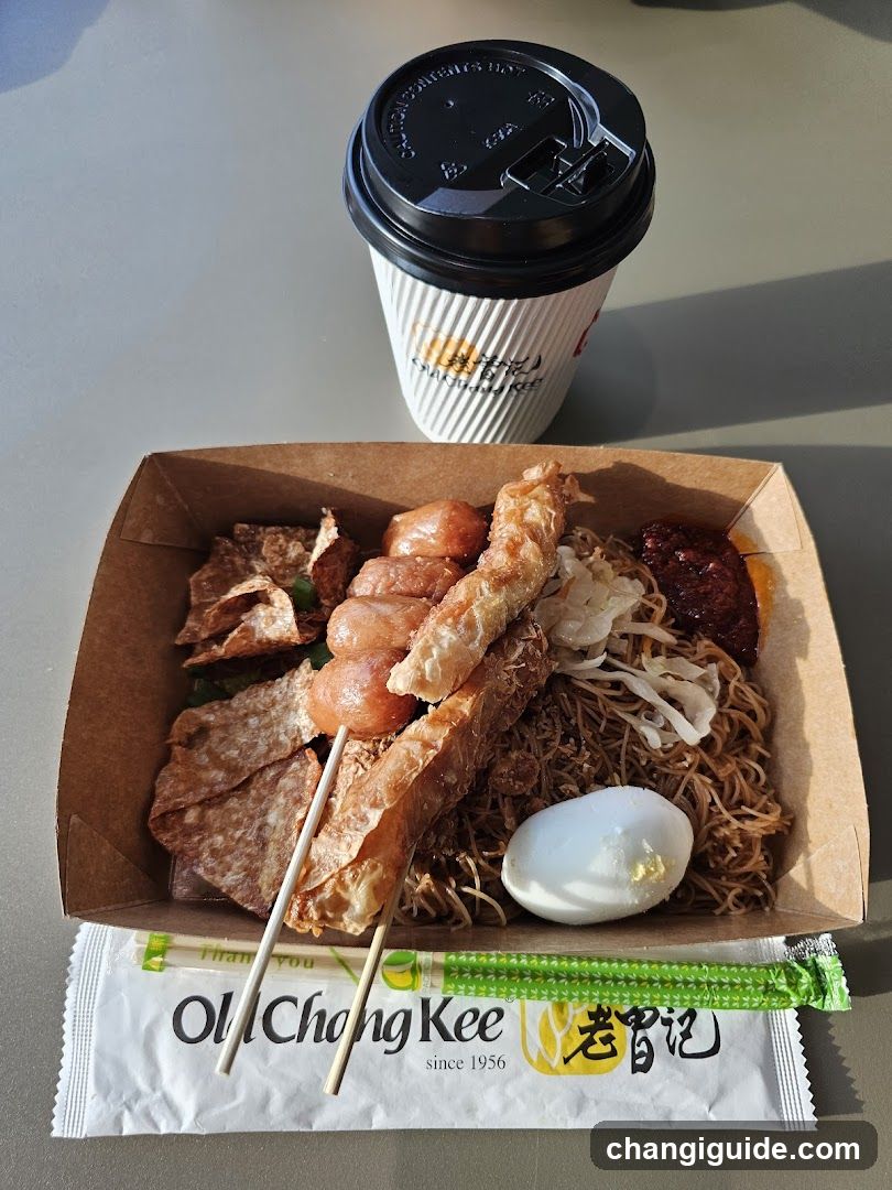 Noodle Meal with Coffee