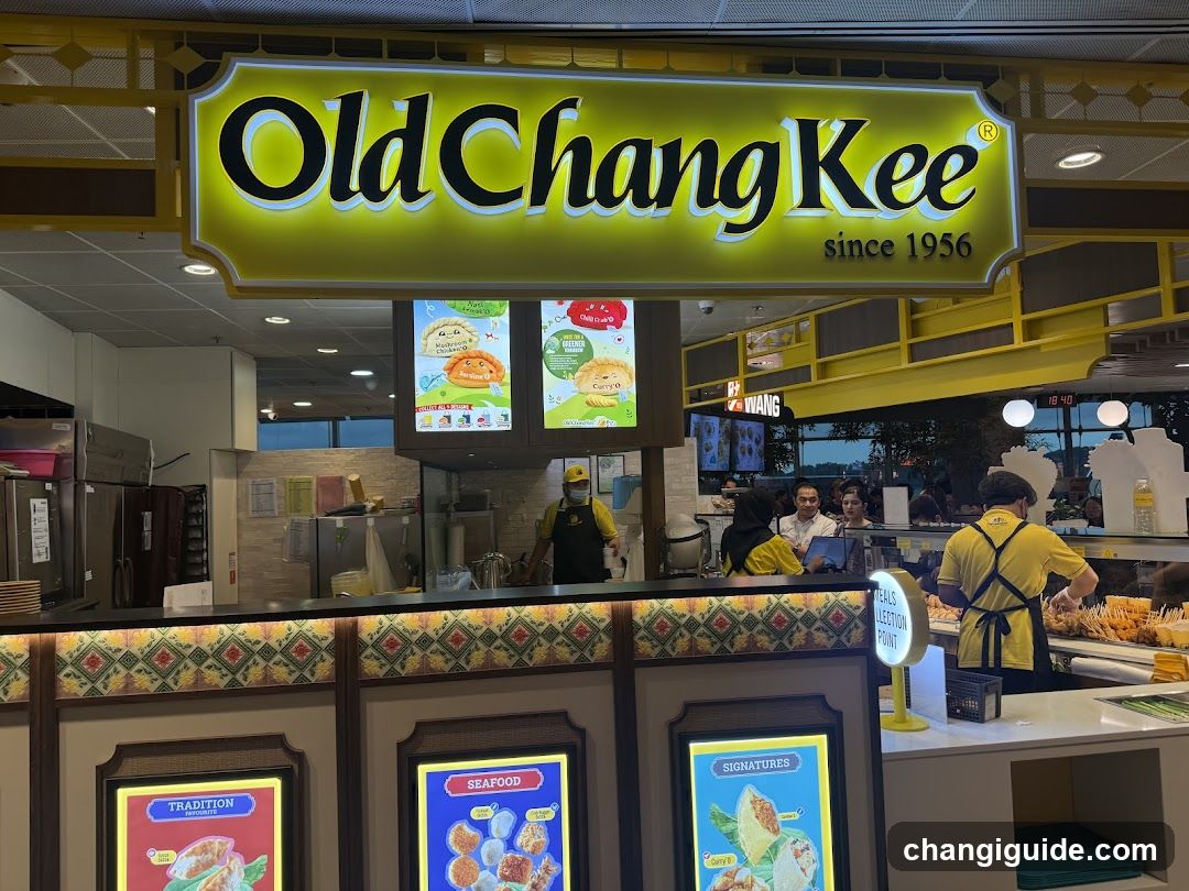 Old Chang Kee Food Stall Interior
