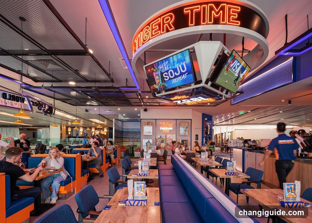 Tiger Time Sports Bar Interior