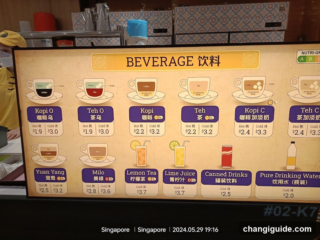 Beverage Menu Board