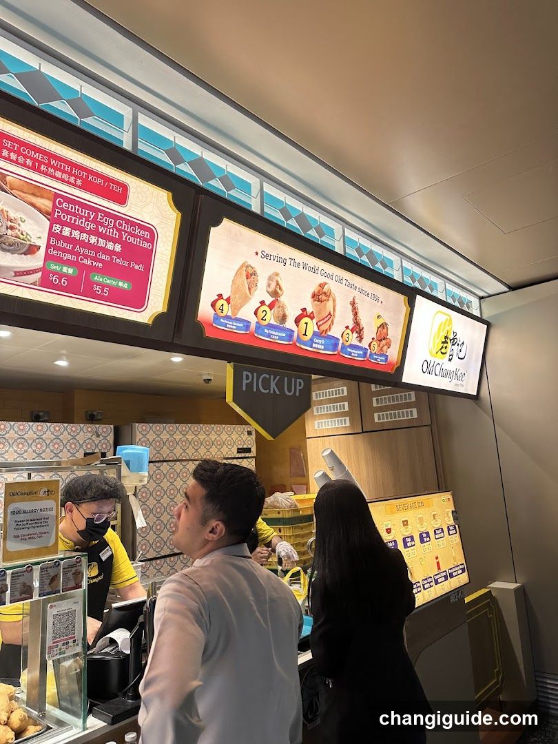 Food Counter Interior View