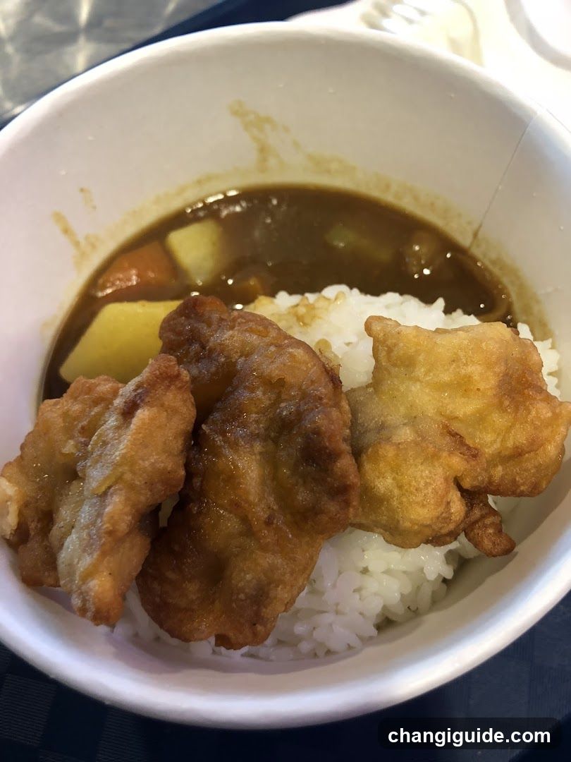 Fried Chicken Curry Rice Bowl