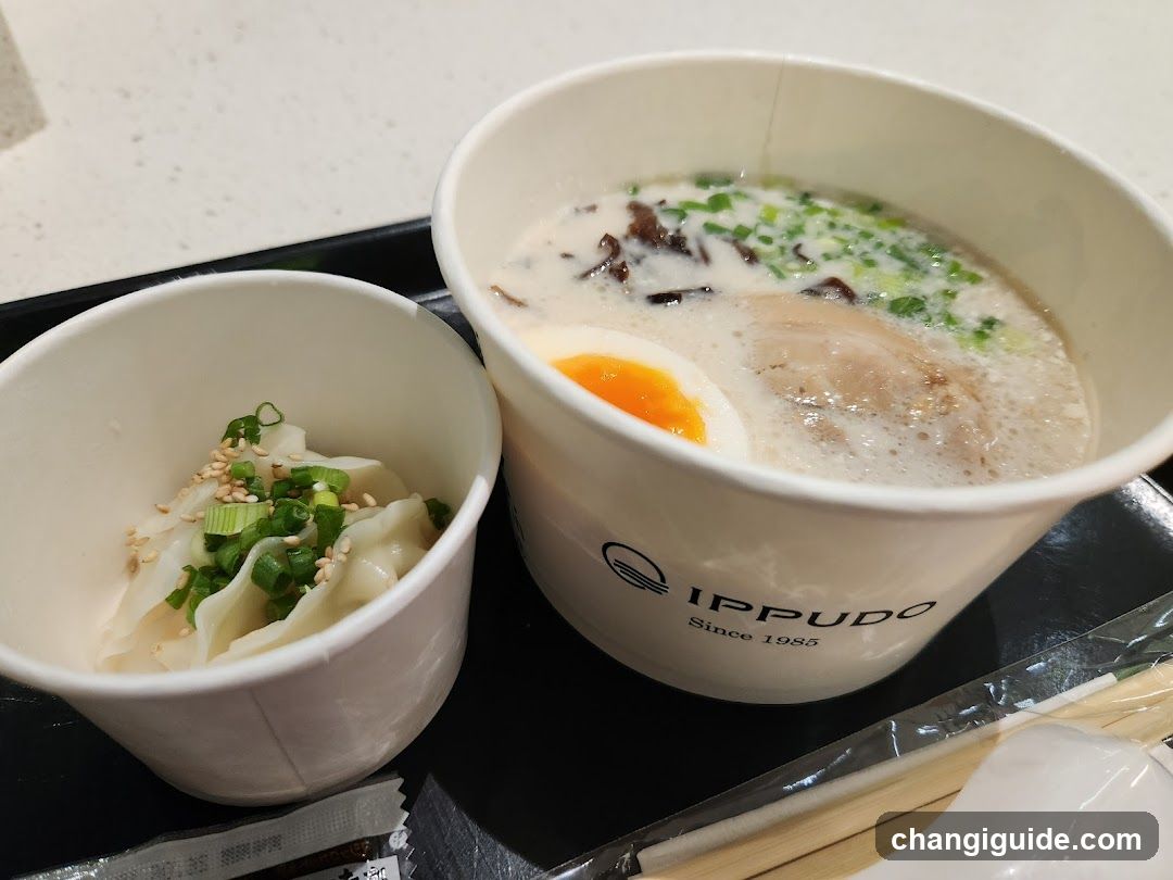 Ippudo Ramen and Dumpling Meal