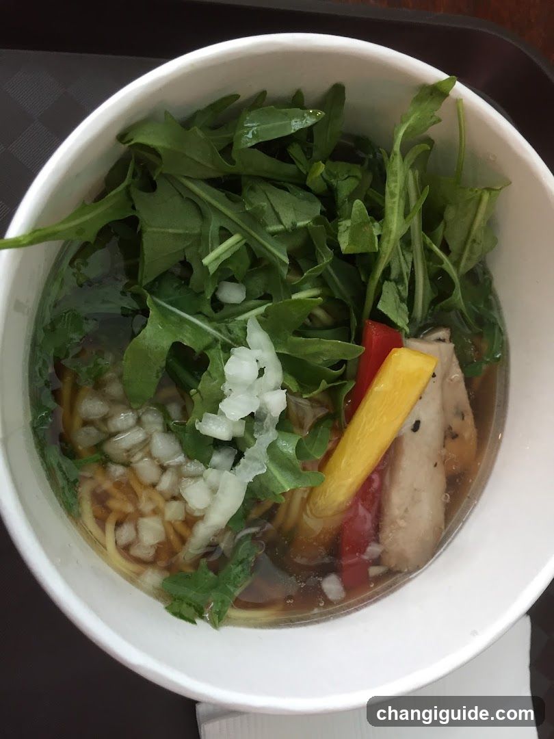 Bowl of Ramen with Greens and Tofu