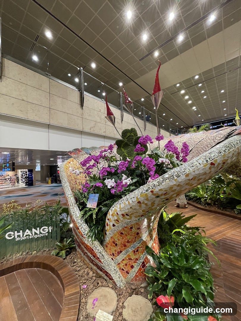 Changi Airport Singapore Interior Display