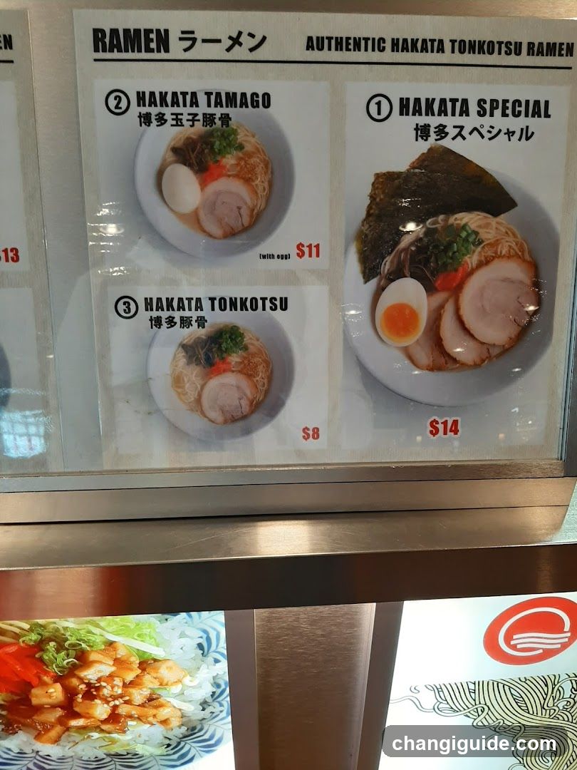 Ramen Menu Board