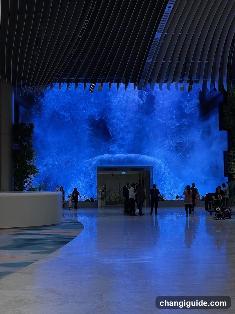 Blue Waterfall Interior