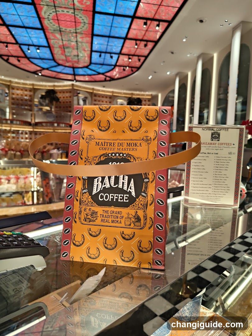 Bacha Coffee Packaging Display