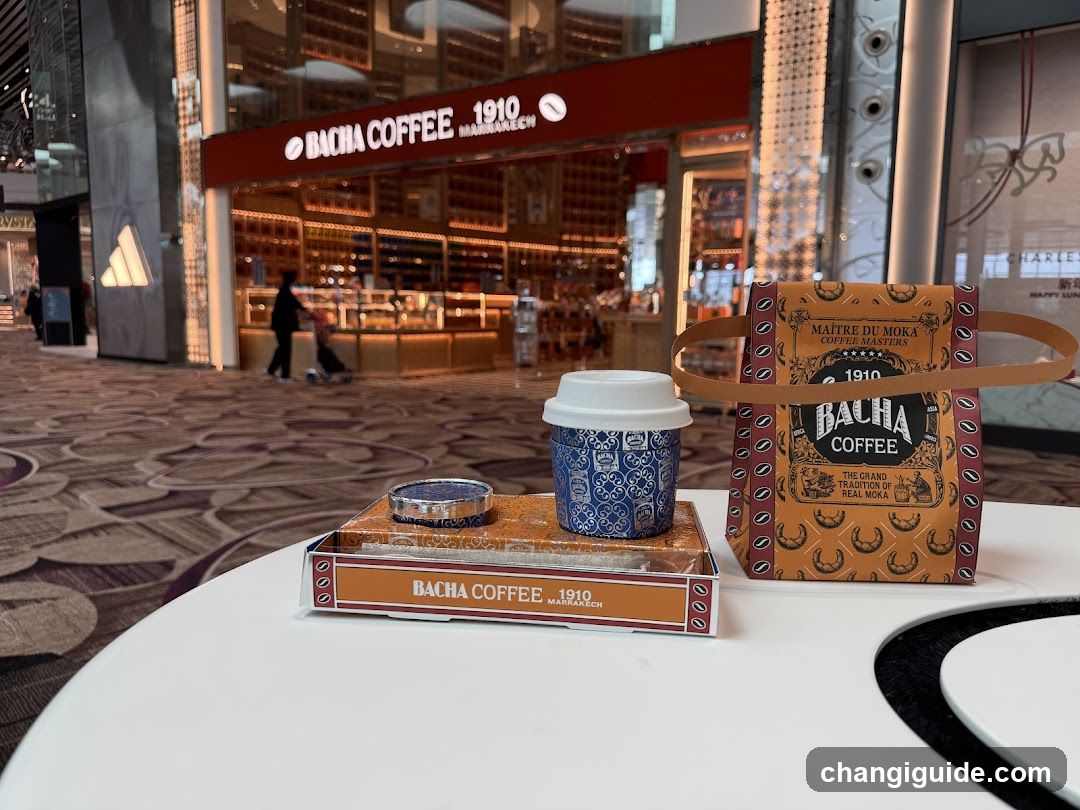 Bacha Coffee Merchandise Display