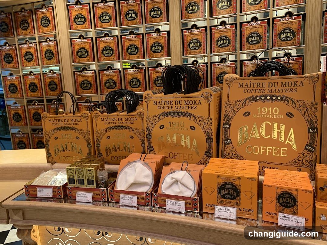 Bacha Coffee Shop Interior Display
