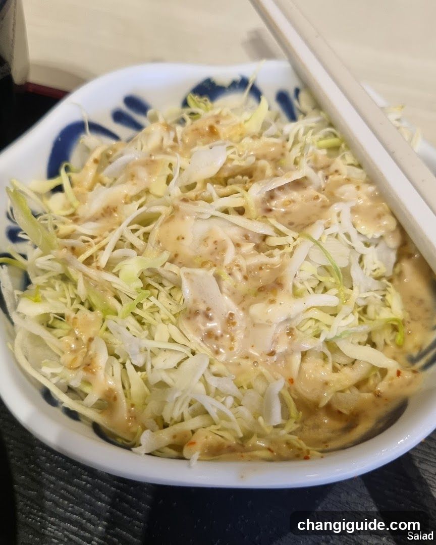 Cabbage Salad with Dressing