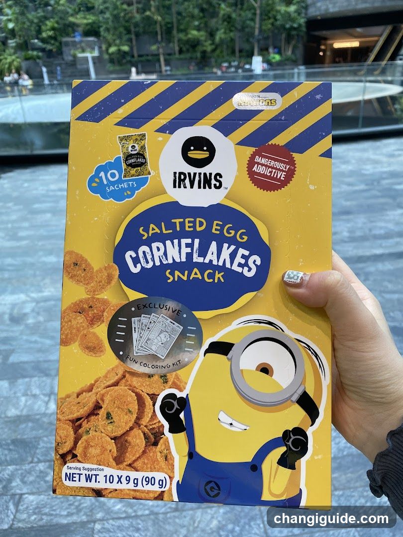 Irvin's Salted Egg Cornflakes Snack Box