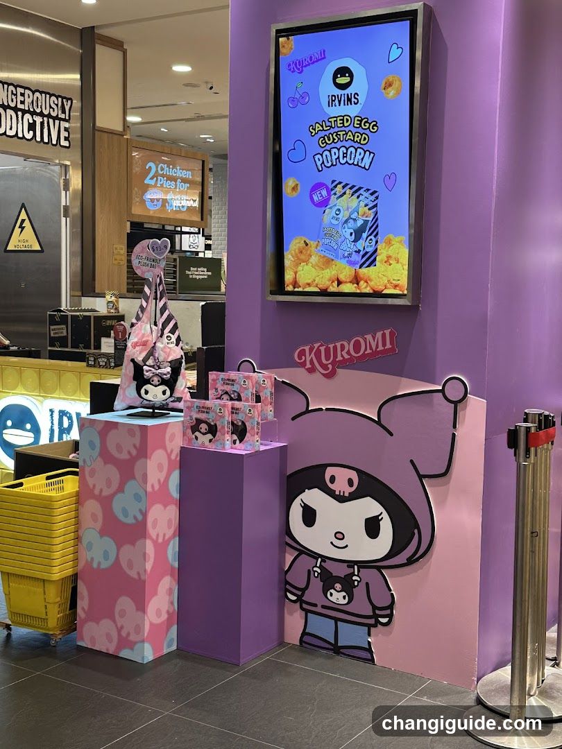 Kuromi and Irvins Popcorn Display