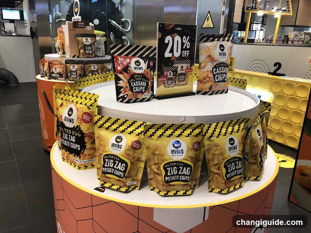 Irving's Potato Chips Display