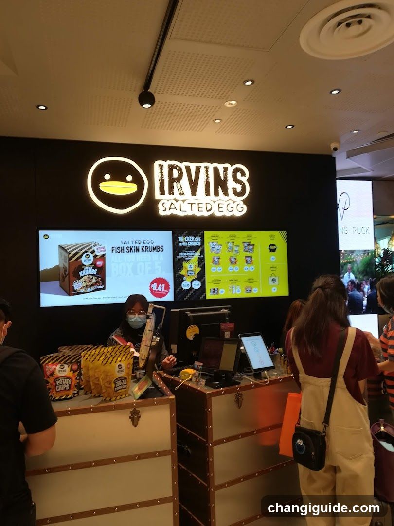 Irvin's Salted Egg Store Interior