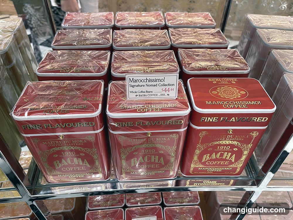 Bacha Coffee Tins Display