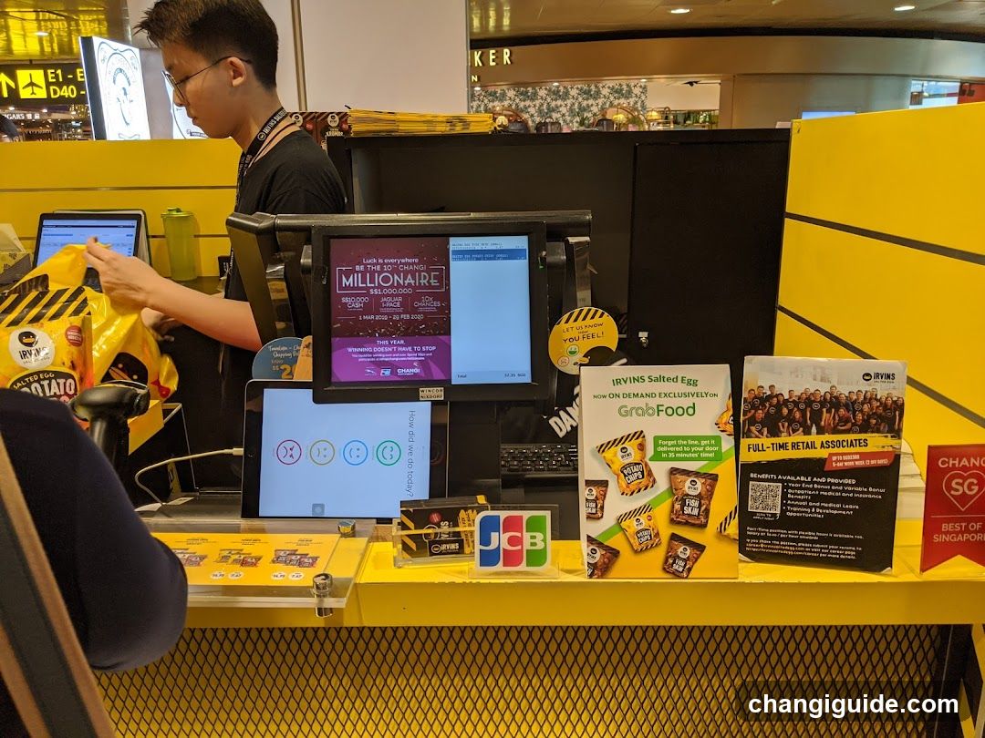 Checkout Counter with Promotional Displays