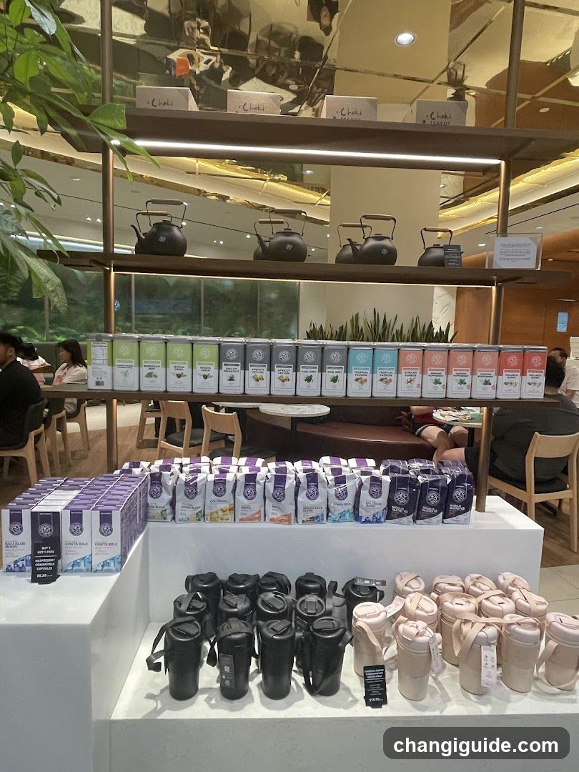 Tea Shop Interior Display