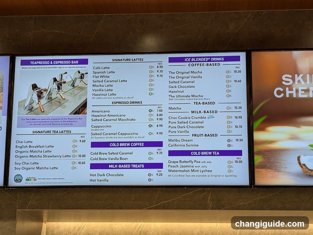 Teapresso & Espresso Bar Menu Board