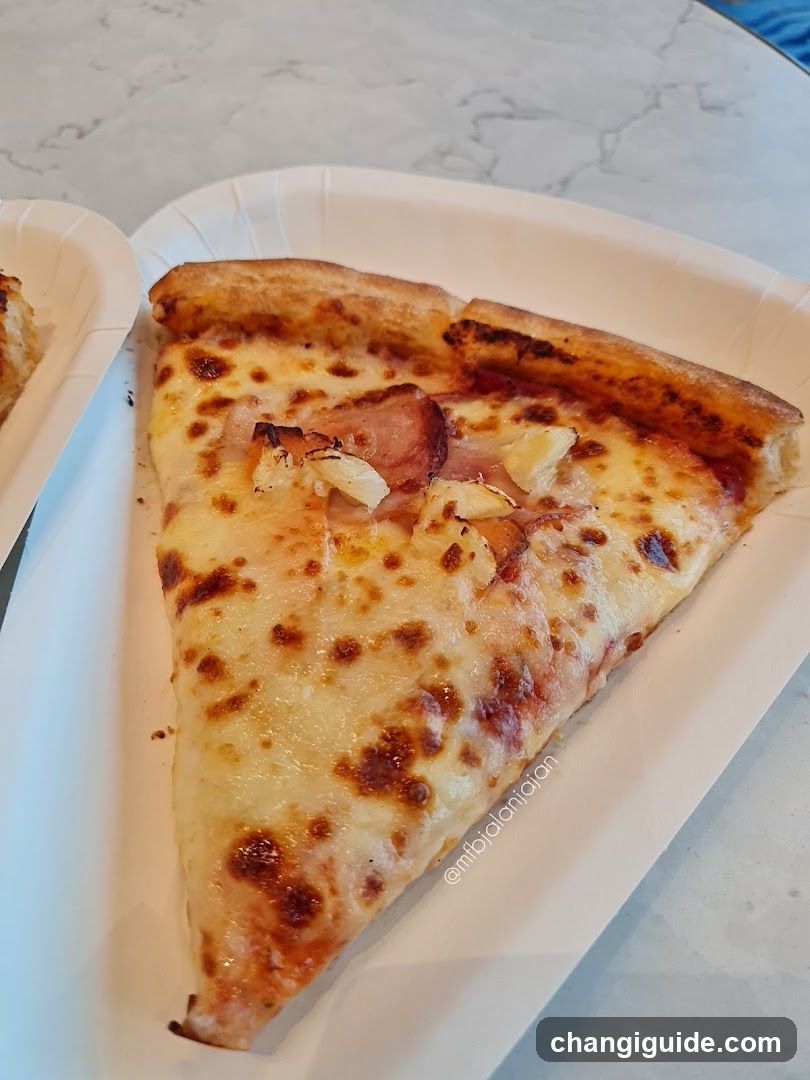 Pizza Slice on Paper Plate