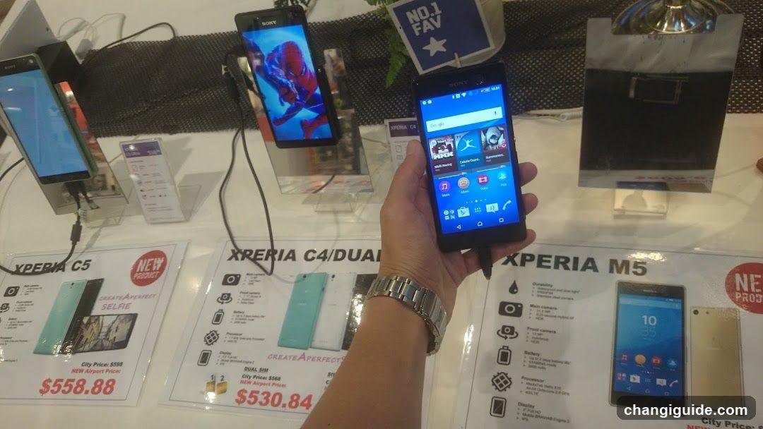 Sony Xperia Phones Display