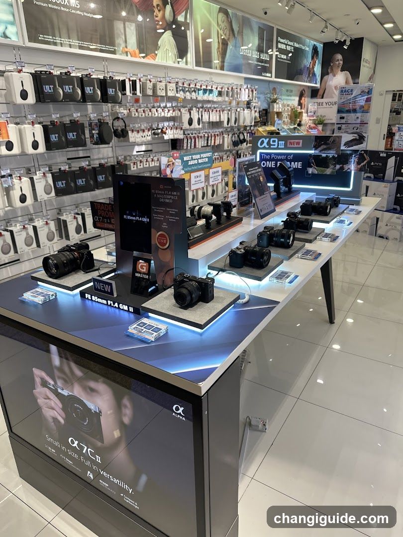 Electronics Store Interior Display