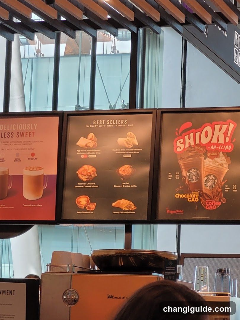 Starbucks Menu Display