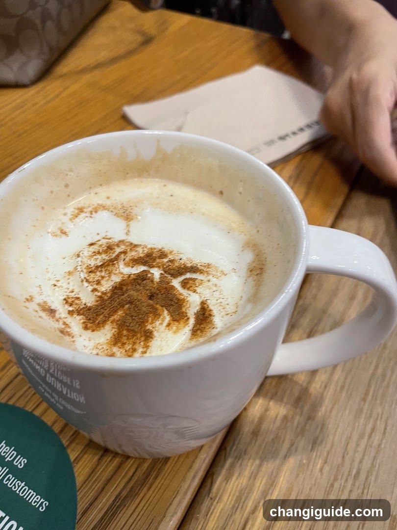 Cappuccino with Cinnamon Dust