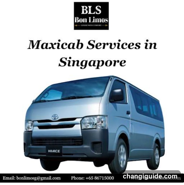Maxicab Services in Singapore