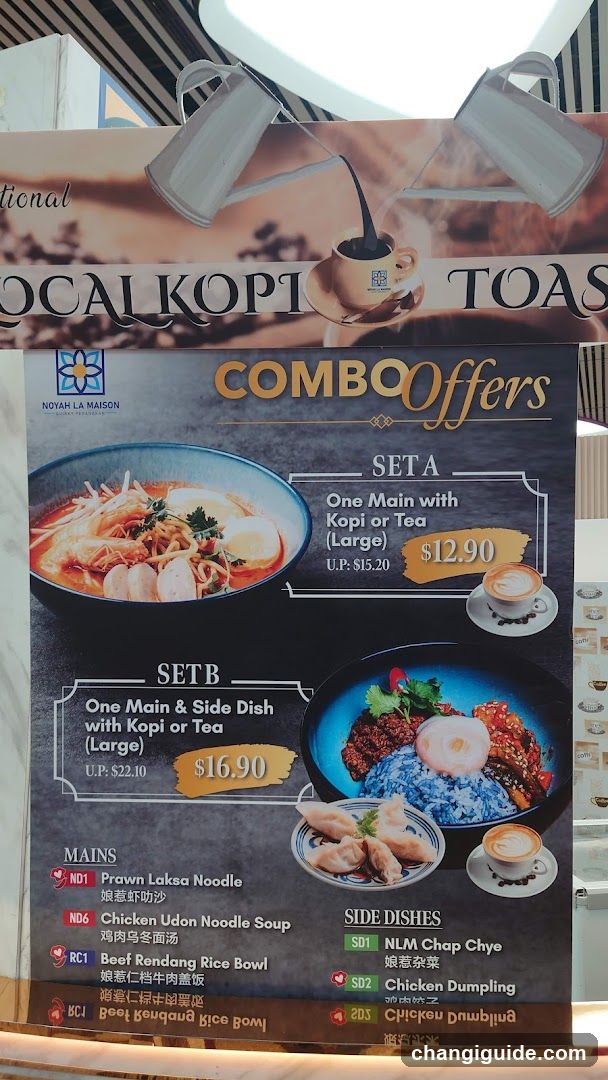Combo Offers Menu Board