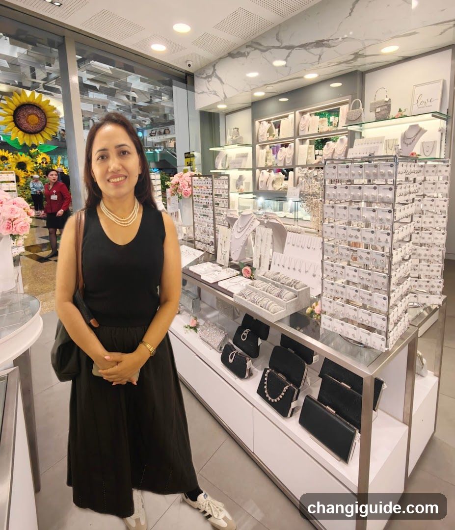 Woman in Jewelry Store